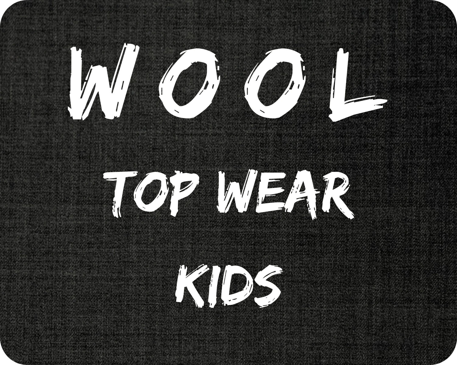 Wool Top Wear Kids